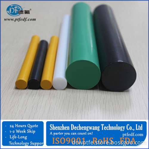 carbon ptfe black color custom percent carbon filled teflon